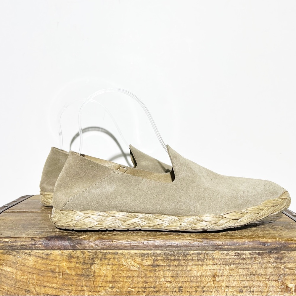 PEDRO GARCIA espadrille flat tan suede comfort shoe EU 38.5 US 8.5